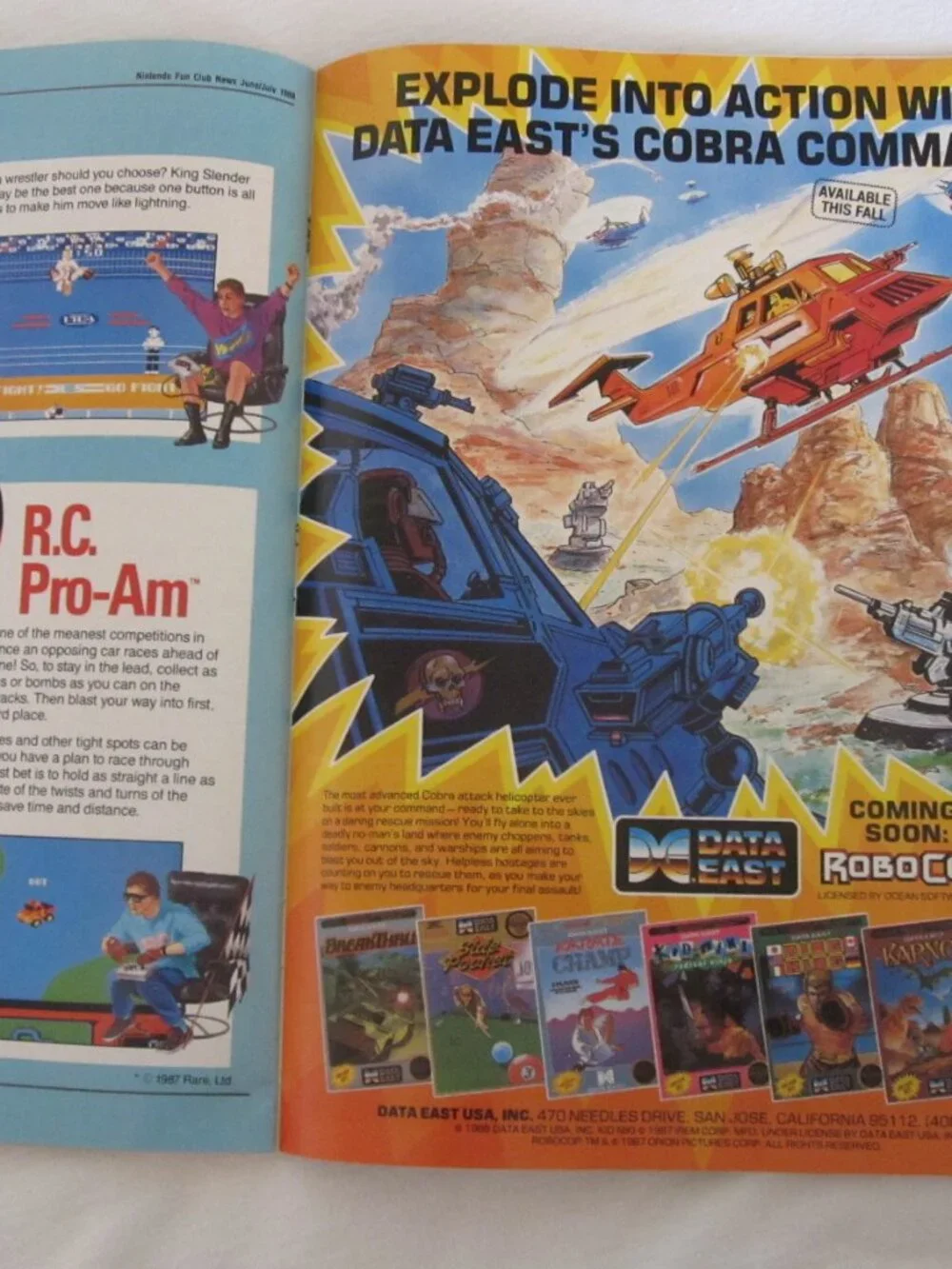 July 1988 Nintendo Fun Club News Magazine - '88 Sports Wrap-Up